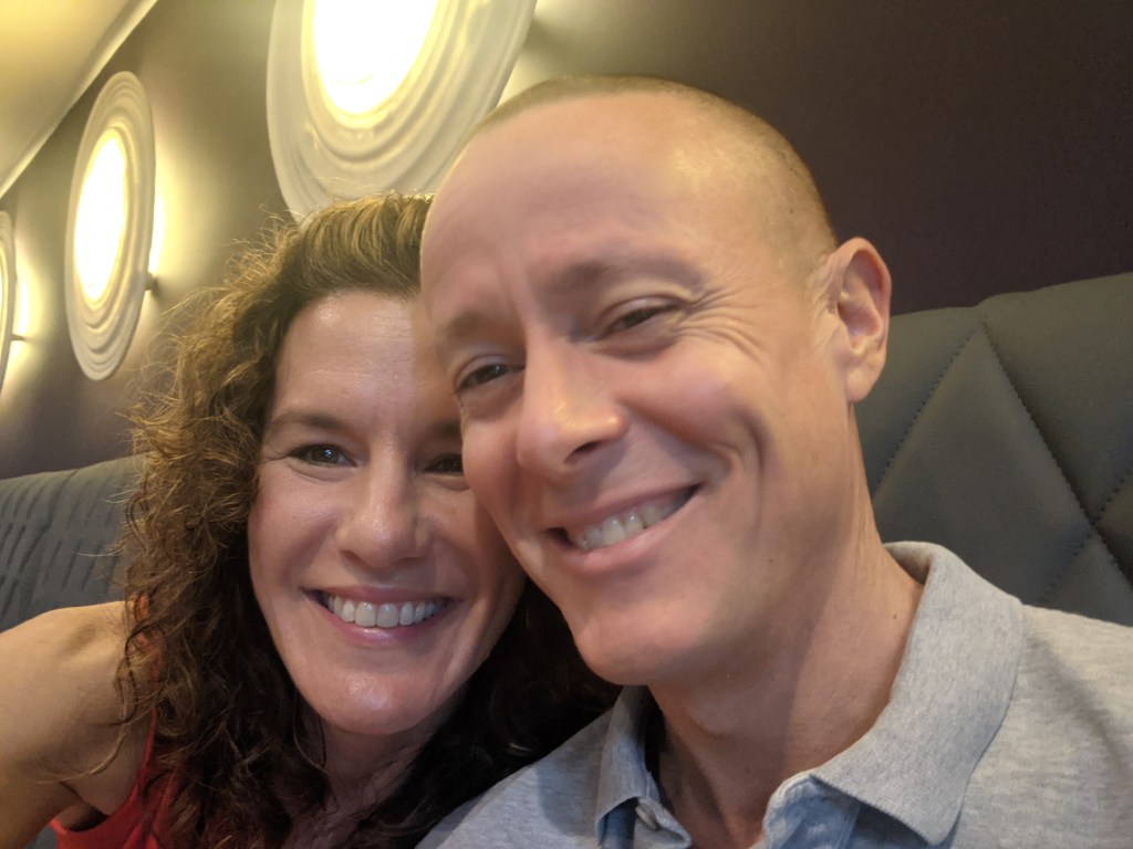 Jess and Cody enjoying dinner at Avantika