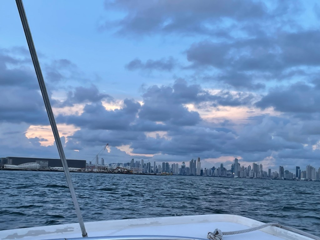 Beautiful sky in Panama City Panama