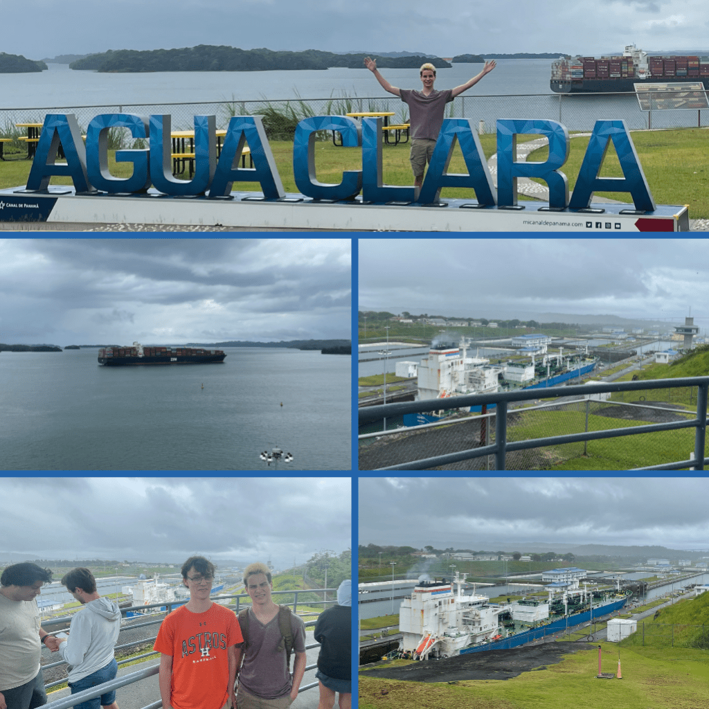 The agua clara locks of the panama canal