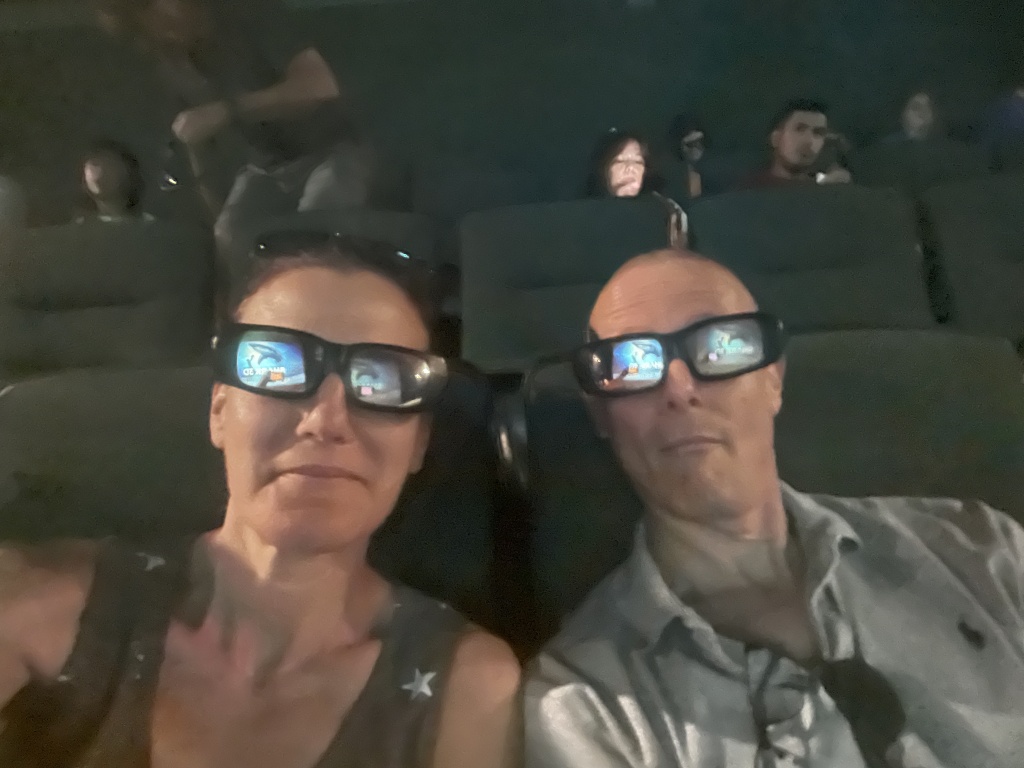 At the 3D IMAX at Moody Garden in Galveston Texas