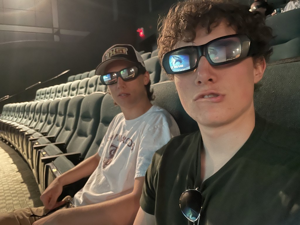 At the 3D IMAX at Moody Garden in Galveston Texas