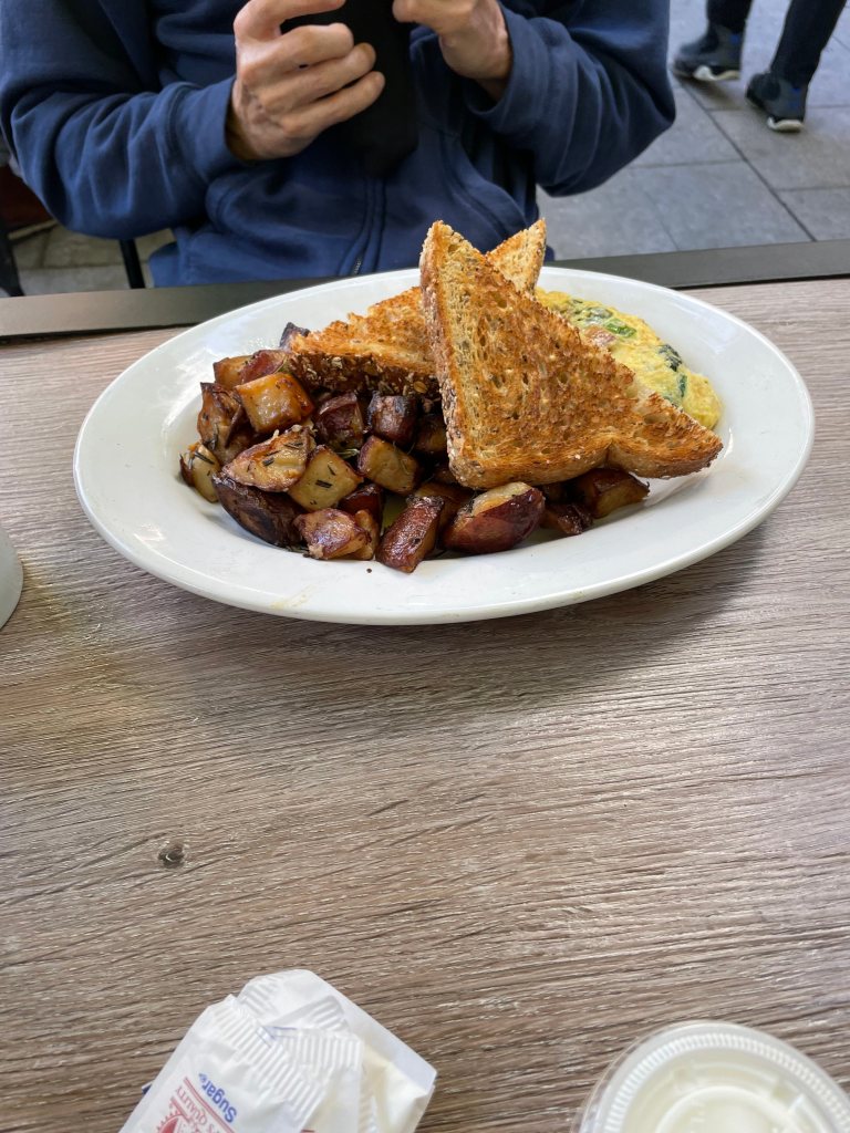 Breakfast at Green Eggs Cafe in Philly