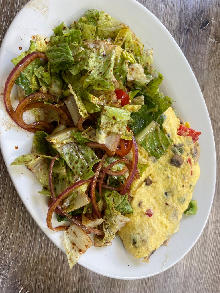 Salad at Green Eggs Cafe