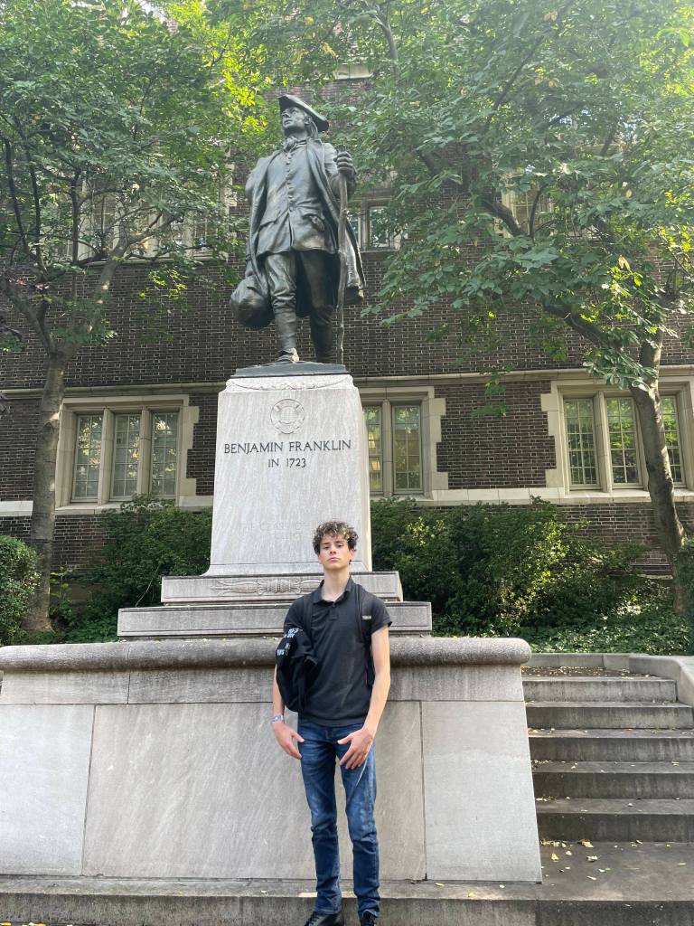 Benjamin Franklin statue at University of Pennsylvania
