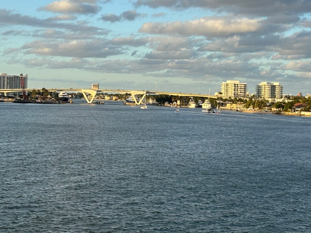 Cruise view of Florida