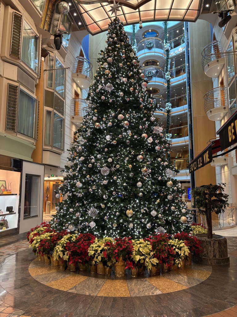 christmas tree on royal caribbean